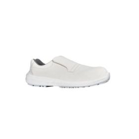 Upower Nurse O Calzado de Seguridad Bajos - Talla 44 - Empeine Microfibra Resistente, Puntal AirToe Composite, Suela Antideslizante, Proteccion S1 FO SR - Color Blanco