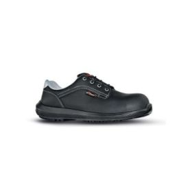 Upower Oxford S Calzado de Seguridad Bajos - Talla 38 - Microfibra Repelente al Agua, Resistente a Bacterias y Quimicos, Puntal AirToe Composite, Suela Antideslizante, Proteccion S3S FO SR - Color Negro