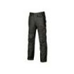 Upower Free Pantalon Multifuncional - Talla 56 - Multiples Bolsillos Estrategicos, Refuerzo y Costura Triple, Detalles Reflectantes, Proteccion DPI1, Ajuste Confortable - Color Negro Carbon