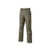 Upower Nimble Pantalon de Trabajo Confortable y Resistente - Talla 60 - Multiples Bolsillos, Cintura Elastica, Costuras Triples, Proteccion DPI1 - Color Arena