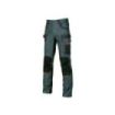 Upower Platinum Buttom Pantalon de Trabajo Elastico con Inserciones de Cordura - Talla 56 - Multiples Bolsillos, Refuerzos Anti-Abrasion, Detalles Reflectantes, Proteccion DPI1 - Color Azul Vaquero