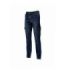 Upower Tommi Vaqueros Cargo de Trabajo - Talla 28 - Tejido Elastico, Bolsillos Laterales con Botones, Ajuste Regular, Proteccion DPI1 - Color Azul Marino