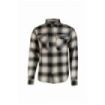 Upower Cedar Camisa de Trabajo Hombre - Talla 5XL - Alto Rendimiento Termico, Franela Suave a Cuadros, Bolsillos con Botones Perlados, Proteccion DPI1, Diseño con Pliegues en el Dorso - Color Chocolate