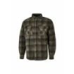 Upower Willow Camisa de Felpa Acolchada - Talla L - Interior Guateado, Multiples Bolsillos, Cuello y Puños de Pana, Botones a Presion, Proteccion DPI1 - Color Verde Oscuro y Negro