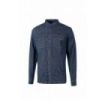 Upower Maple Camisa de Trabajo de Alta Calidad - Talla XL - Tela Reciclada, Bolsillos con Solapas, Cierre a Presion, Cuello Bordado, Puños Ajustables, Proteccion DPI1 - Color Azul Marino