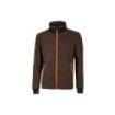 Upower Bark Chaqueta de Felpa Osito - Talla S - Aislamiento Termico Pelo Alto, Insertos Elastizados, Multiples Bolsillos con Cierre, Proteccion DPI1, Cordon Anti-Enredo Regulable - Color Chocolate