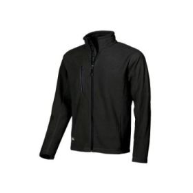 Upower Warm Chaqueta de Lana - Talla 3XL - Comodidad y Durabilidad, Cremallera Interna, Proteccion DPI1, Material 100% Poliester - Color Negro Carbon
