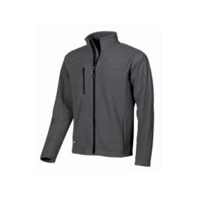 Upower Warm Chaqueta de Lana - Talla XL - Comodidad y Durabilidad, Cremallera Interna, Proteccion DPI1, Material 100% Poliester - Color Gris Meteorito