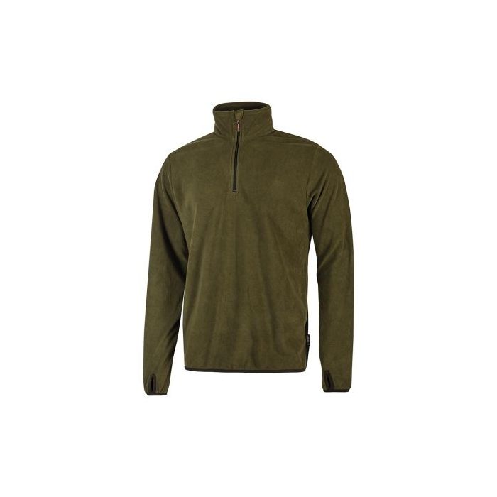 Upower Artic Sudadera con Cremallera - Talla 3XL - Puños Microfleece con Agujero para Pulgar, Proteccion DPI1, Diseño Duradero y Confortable - Color Verde Oscuro