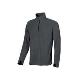 Upower Artic Sudadera con Cremallera - Talla S - Puños Microfleece con Agujero para Pulgar, Proteccion DPI1, Estilo Profesional y Duradero - Color Gris Meteorito
