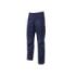 Upower Baltic Pantalon de Trabajo Algodon Elastico - Talla L - Efecto Desgastado, Bolsillo Lateral Multifuncional, Cierre Resistente, Refuerzo en Rodillas, Ajuste Slim Fit, Proteccion DPI1 - Color Azul Oscuro Westlake