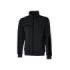 Upower Snug Sudadera Acolchada con Cremallera - Talla L - Bolsillos con Cierre, Refuerzos Antiabrasion, Insertos Reflectantes, Proteccion DPI1 - Color Negro Carbon