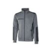 Upower Snug Sudadera Acolchada con Cremallera - Talla L - Bolsillos con Microfibra, Refuerzos Antiabrasion, Insertos Reflectantes, Proteccion DPI1 - Color Gris Meteorito