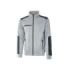 Upower Snug Sudadera Acolchada con Cremallera - Talla 2XL - Bolsillos con Cierre, Refuerzos Antiabrasion, Insertos Reflectantes, Proteccion DPI1, Costuras Reforzadas - Color Gris Plateado