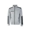Upower Snug Sudadera Acolchada con Cremallera - Talla 3XL - Bolsillos Forrados con Cremallera, Refuerzos Antiabrasion, Insertos Reflectantes, Proteccion DPI1 - Color Gris Plateado