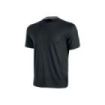 Upower Road Camiseta de Manga Corta en Polycotton Jersey - Talla 4XL - Slim-Fit, Cuello Acanalado Elastico, Bolsillo para Celular, Cinta Reflex, Proteccion DPI1 - Color Negro Carbon