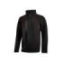 Upower Bering Sudadera de Trabajo con Medio Cremallera - Talla 3XL - Durabilidad y Confort, Proteccion DPI1, Material 100% Poliester - Color Negro Carbon