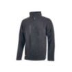Upower Bering Sudadera de Trabajo con Medio Cremallera - Talla 2XL - Durabilidad y Confort, Proteccion DPI1, Material 100% Poliester - Color Gris Meteorito