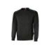 Upower Ryke Sudadera Cepillada Cuello Redondo - Talla 3XL - Bolsillo en Antebrazo, Refuerzos en Codos y Hombros, Elementos Reflectantes, Proteccion DPI1 - Color Negro Carbon