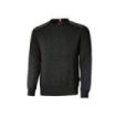 Upower Ryke Sudadera Cepillada Cuello Redondo - Talla 5XL - Bolsillo Antebrazo, Refuerzos Duraderos, Elementos Reflectantes, Proteccion DPI1 - Color Negro Carbon