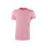 Upower Fluo Camiseta de Manga Corta - Talla 3XL - Algodon Flameado, Tejido Slub Cotton, Transpirable, Ajuste Slim-Fit, Cuello Redondo Acanalado - Color Rosa Fluorescente