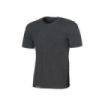 Upower Linear Camiseta Basica de Algodon - Talla 4XL - Estructura Tubular sin Costuras, Cuello Acanalado, Proteccion DPI1, Lotes de 5 o 30 Unidades - Color Gris Meteorito