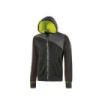 Upower Jupiter Sudadera de Trabajo - Talla XL - Cremallera Impermeable, Capucha Ajustable, Bolsillos Practicos, Piping Fluo Elastico, Proteccion DPI1 - Color Negro Carbon