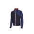 Upower Uranus Sudadera sin Capucha con Cremallera Central - Talla 3XL - a Prueba de Agua, Piping Fluo para Mayor Visibilidad, Puños Acanalados, Proteccion DPI1 - Color Azul Marino