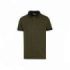Upower Way Polo Hombre Manga Corta - Talla 4XL - Algodon Stretch, Ajuste Slim Fit, Ribetes en Contraste, Cierre Tres Botones, Aberturas Laterales, Proteccion DPI1 - Color Verde Oscuro