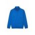 Upower Tautra Sudadera de Trabajo Confortable y Duradera - Talla M - Media Cremallera, Cuello Ajustable, Canale Elastico, Proteccion DPI1 - Color Azul Regio