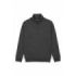 Upower Tautra Sudadera de Trabajo Confortable y Duradera - Talla 3XL - Polialgodon Perchado, Media Cremallera, Cuello Ajustable, Canale Elastico, Proteccion DPI1 - Color Gris Meteorito