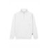 Upower Tautra Sudadera de Trabajo Confortable y Duradera - Talla 2XL - Polialgodon Perchado, Media Cremallera, Cuello Ajustable, Puños Canale Elastico, Proteccion DPI1 - Color Blanco