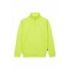 Upower Tautra Sudadera de Trabajo Confortable y Duradera - Talla 4XL - Polialgodon Perchado, Media Cremallera, Cuello Ajustable, Puños y Dobladillo Elastico, Proteccion DPI1 - Color Amarillo