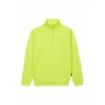 Upower Tautra Sudadera de Trabajo Confortable y Duradera - Talla L - Polialgodon Perchado, Media Cremallera, Cuello Ajustable, Puños y Dobladillo Elastico, Proteccion DPI1 - Color Amarillo