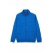 Upower Sotra Sudadera de Trabajo sin Capucha - Talla M - Cremallera, Polialgodon Perchado, Diseño Ergonomico, Puños y Dobladillo Elastico, Bolsillos Laterales, Proteccion DPI1 - Color Azul Regio