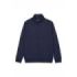 Upower Sotra Sudadera de Trabajo sin Capucha - Talla 3XL - Cremallera, Polialgodon Perchado, Diseño Ergonomico, Puños y Dobladillo Elastico, Bolsillos Laterales, Proteccion DPI1 - Color Azul Marino