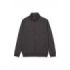 Upower Sotra Sudadera de Trabajo sin Capucha - Talla 3XL - Cremallera, Polialgodon Perchado, Diseño Ergonomico, Puños y Dobladillo Elastico, Bolsillos Laterales, Proteccion DPI1 - Color Gris Meteorito