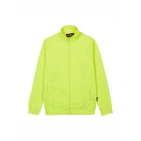 Upower Sotra Sudadera de Trabajo sin Capucha - Talla L - Cremallera, Polialgodon Perchado, Diseño Ergonomico, Puños y Dobladillo Elastico, Bolsillos Laterales, Proteccion DPI1 - Color Amarillo