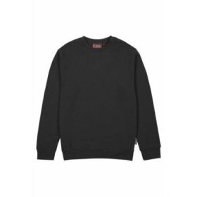 Upower Ombo Sudadera de Cuello Redondo - Talla 2XL - Comodidad y Durabilidad, Polialgodon Suave, Resistencia a Lavados, Ajuste Perfecto, Proteccion DPI1 - Color Negro Carbon