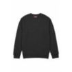 Upower Ombo Sudadera de Cuello Redondo - Talla M - Comodidad y Durabilidad, Polialgodon Suave, Resistencia a Lavados, Ajuste Perfecto, Proteccion DPI1 - Color Negro Carbon