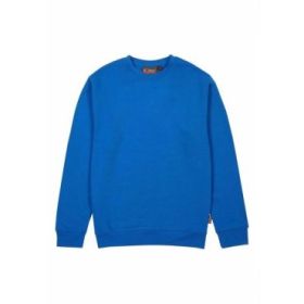 Upower Ombo Sudadera de Cuello Redondo - Talla XL - Comodidad y Durabilidad, Polialgodon Suave, Resistencia a Lavados, Ajuste Perfecto, Proteccion DPI1 - Color Azul Regio