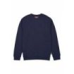 Upower Ombo Sudadera de Cuello Redondo - Talla 2XL - Alta Calidad, Polialgodon Suave, Resistencia a Lavados, Ajuste Comodo, Detalles Elasticos, Proteccion DPI1 - Color Azul Marino