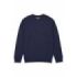 Upower Ombo Sudadera de Cuello Redondo - Talla M - Alta Calidad, Suavidad y Resistencia, Ajuste Comodo, Detalles de Punto Elastico, Proteccion DPI1 - Color Azul Marino