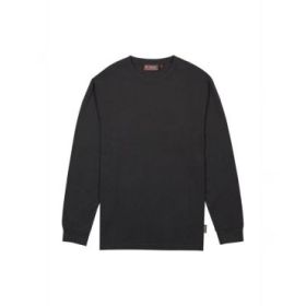 Upower Renga Camiseta de Manga Larga - Talla 2XL - Algodon Suave, Diseño Elegante, Refuerzos en Hombros y Cuello, Proteccion DPI1, Estilo Moderno y Duradero - Color Negro Carbon