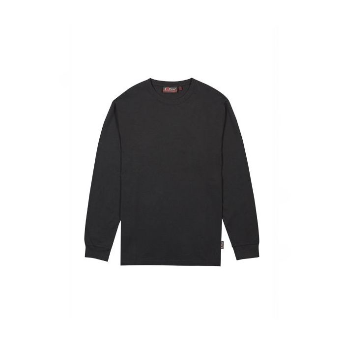Upower Renga Camiseta de Manga Larga - Talla 2XL - Algodon Suave, Diseño Elegante, Refuerzos en Hombros y Cuello, Proteccion DPI1, Estilo Moderno y Duradero - Color Negro Carbon