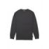 Upower Renga Camiseta de Manga Larga - Talla 5XL - Algodon Jersey Suave, Diseño Elegante con Canale, Refuerzos en Hombros y Cuello, Proteccion DPI1 - Color Gris Meteorito
