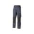 Upower Mallorca Pantalon de Trabajo con Algodon Elastico - Talla 4XL - Diseño Ergonomico, Cintura Elastica, Multiples Bolsillos, Refuerzos Estrategicos, Cinta Reflectante - Color Gris Oscuro