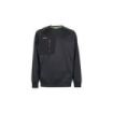 Upower York Sudadera Polar - Talla M - Cuello Redondo, Proteccion Termica - Color Negro Carbon