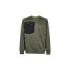 Upower York Sudadera Polar - Talla S - Cuello Redondo, Proteccion Termica - Color Verde Oscuro