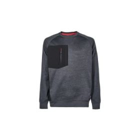 Upower York Sudadera Polar - Talla 3XL - Cuello Redondo, Proteccion Termica - Color Gris Meteorito